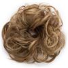 SEGO Extension Capelli Finti Chignon Elastico Hair Bun Scrunchie Coda di Cavallo Toupet Ricci Updo 30g Castano Chiaro/Biondo Cenere