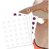 Lyricalist 120 UV Sunscreen Patches - Sunscreen Dots UV Stickers, UV Detection Stickers | Transparent Self-adhesive Sunny Detection Patch Sun Protection Reminder Safe For Cheek