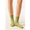 Calzedonia Calzini Corti Senza Elastico In Cotone Verde