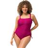 Ulla Popken Costume da Bagno Olivia Intero, Lilla, 54 Donna