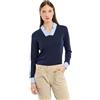 Armor-Lux 76815_rls T-Shirt, Seal Stripe Azzurro, S Donna
