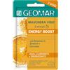 GEOMAR | Maschera Viso Energy Boost, 5 minuti, Made in Italy, 6 x 15 ml