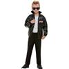 SMIFFYS Giacca Grease T-Birds, Nero, con Logo Halloween