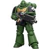 JOYTOY Warhammer 40k Intercessore dei Salamandri con Fucile a Bulloni, Pistola a Bulloni e Spada a Catene, Figura d'Azione 1/18 da Collezione e da Esposizione'
