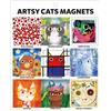 MudPuppy Artsy Cats: Magnets