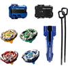 BOVANPOO Burst Blade Battling Trottola 3 Pezzi Pack X Trottola Staccabile con Avviatore e Maniglia per la Competizione da Collezionare, Giocattolo per Ragazzi e Ragazze