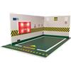Générique Diorama Parcheggio Miniatura | Garage in Metallo Pressofuso In 1:24 | Espositore Luminoso per Collezioni Di Auto | Decorazione Mensola Interna