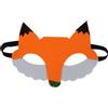 Jtnohx Maschere Animali in Feltro Maschera d'Halloween per Bambini Volpe