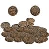 Generico Treasure Adventure Coin Set - 100 Piece Pirate Tokens, Metalic Fantasy Reward Collection, Decorative MAKE BELEIVE Currency, Engaging Exploration Activity Accessory | Toddlerz Celebration Events
