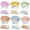 KIKVTER 120 Pezzi Soldi Finti Euro, Soldi Finti, Soldi Falsi, Soldi Finti per Bambini, Banconote Finte, Banconote da Gioco per Bambini per Il Giochi, Conteggio e l'Educazione Finanziaria