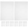 Tofficu 8 Pezzi Fogli di Plastica Rigida in Pvc Ignifugo Trasparente per Filtri Luce Gel per Fotografia Funzione di Miscelazione e Trasmissione Colore