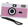 DOITOOL 2pezzi Fotocamera Vintage Flash Fotografica Retrò Batteria Design Rosa e Compatibile Pellicola