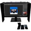 Generic 17-27 Screen Sun Visor 41-71cm Adjustable Computer Monitor Hood Sunshade