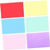 Tofficu Fogli Plastici Colorati A4 in Pvc Semitrasparente Rigido 6 Pezzi