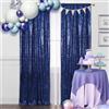 SquarePie 2 tende da 0,6 x 2,4 m, con paillettes, sfondo luccicante, colore | 2 pannelli con retro in raso con vere paillettes e tasca per asta da 10,2 cm, per feste, baby shower, decorazione per porta