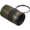 Tofficu Monocolo Tascabile Portatile Mini Telescopio 2,5x 17,5mm | Metallo e Plastica, Anello Integrato per Dita, per Sightseeing e Partite, Colore Kaki