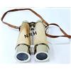 Nautical Replica Hub Classic Marine Spy Glass Brass binocolo con Cintura in Pelle da Collezione