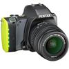 Pentax K-S1 Fotocamera Digitale, DAL 18-55 mm, Sensibilità ISO 51200, LCD da 3, Nero (Midnight Black)