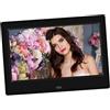 Tofficu Cornice Digitale con Lettore Foto Supporta USB e Schede di Memoria Display per Immagini Video e Audio Nero