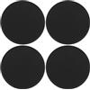 Zerodeko 4 tappi universali per obiettivo del proiettore - Coperchio protettivo in silicone per obiettivo - Ø63,5 mm - Copertura antipolvere per proiettore - Protezione frontale impermeabile per home