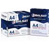 B BALSAT Balsat | Confezione fogli DIN A4 500 fogli/confezione 80 g/m² | Bianco vivo | Ufficio, Casa e Stampanti Laser/Iniezione/Fotocopiatrice/Fax | Pacchetti o Pallet |Prezzo per quantità (300)