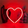 UExnkj-Y Lampada Cuore,Insegne Love al Neon, luci per la decorazione della camer