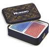MODIANO Ramino Club Tin Pack Carte Da Gioco Doppio Mazzo In Latta Italy Modiano