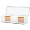 2 Pezzi Trading Card Deck Case per Carte Collezionabili Contenitore Trasparente