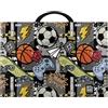 Grafoplás Grafoplas - Valigetta per la scuola con manico e chiusura a scatto, formato libro, 24,5 x 34,5 x 4 cm, polipropilene, Free Sport Bits & Bobs, perfetta per le tue lezioni extra scolastiche