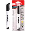 Kores - K-Marker XW1: Pennarello Nero a Punta Rotonda per Lavagna Bianca, Inchiostro Pulibile a Secco e Inodore, Ideale per la Scuola e l'Ufficio, Confezione da 1