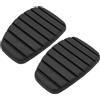 BIAREN 2x Copriscarpe in Gomma per Pedale Freno e Frizione per Renault Clio Megane Kangoo Laguna Modus Espace Trafic Vauxhall Opel Vivaro Nissan Primastar 7700416724 4653100QAC 91159860 (Veicoli