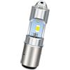 Ruiandsion BA20D LED Faro Motociclo H6 Fanale Moto 1000LM Super Luminoso 6000K Bianco, Luce Alta/Bassa 10-80V DC, 3570 3 Chip SMD, Compatibile con 12V 24V 48V Moto ATV Auto (Confezione da 1)