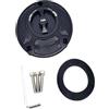 Generic Tappo del serbatoio del carburante for YAMAHA for YZF R1 R3 R6 R7 R25 R125 2010-2023 Tappo del serbatoio del gas del motociclo senza chiave Tappo del carburante con chiusura a benzina(Black)
