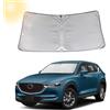 LZYYQX for Mazda CX-5 Sun Shade Sunshade Windshield - Front Windshield Shade Custom Fit CX5 2017-2024 Car Accessories
