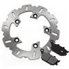 Konerstone Arashi Kit di dischi freno e pastiglie posteriori per Ya.ma.ha YZF R6 2008-2015 / YZF R1 2004-2014 Accessori di ricambio 2005 2006 2007 2009 2010 2011 2012 2013