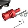 Generico Exhaust Whistle - Lightweight Aluminum Alloy Exhaust Pipe Roar Maker,Turbo Whistles for Your Exhaust | Tailpipe Blow Off Valve Accessories, Turbo Sound Whistle Muffler for Truck SUV Car