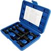 Generic Estrattore per cuscinetti ruota moto, resistente, con custodia, strumento professionale di rimozione dei cuscinetti per riparazione di moto, officina, costruzione in acciaio, kit portatile facile da