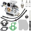 ZAMDOE Carburatore C1T-El41A per Husqvarna 435 435E 440 440E CS410 CS2240 CS2240S motosega sostituisce C1T-EL41 C1T-EL41A 506450501 con filtro dell'aria linea del carburante guarnizione della candela