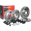 STARK SKBK-10991644 Set d'assale Kit dischi e pastiglie Anteriore Posteriore con accessori con clip pistone Compatibilità con VW TIGUAN 5N
