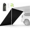JCSRYD Parete Estensiva Multilaterale per Tendalino Veicolare, Set Di Pareti Tende Impermeabili in Oxford 420D, Copertura Protettiva Solare UPF 50+ per Uso Campeggio(Black,200x250cm/6.6x8.2ft)