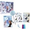 Lexibook Frozen 2 Diario Segreto Elettronico con Accessori, Effetti Luminosi, Lucchetto e Chiave, Adesivo coloratoi, Penna con Pompon, Blu/Viola, SD30FZLXB