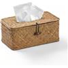 CHENKEE Porta Fazzoletti Intrecciata,Fazzoletti di Carta Box,Decorative Portafazzoletti,Dispenser per Portafazzoletti,per Uffici,Case,Camere da Letto e Veicoli