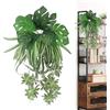 SJUNJIE Piante Finte da Interno 1Pianta Artificiale Monstera 2Chlorophytum