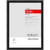 nielsen cornice per foto, 13 x 18 cm, alluminio, Nero opaco, cornice per fotoper posizionarein formato verticale e orizzontale, vetro sintetico, Atlanta