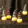 Bseical Gnomi Albero di Natale da Appendere 5 Pezzi, Ciondoli Natalizi con LED Babbo Natale Peluche, Gnomo Natalizio Seduto, Gnomi Natalizi con Cappello Natale Decorazioni Albero di Natale