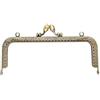 ZiYouao Chiusura Per Borsa Clic Clac 6 Sizes Metal Bag Kiss Clasp Lock Purse Frame Kiss Clasp DIY Craft Vintage Bag Hardware Purse Clasp Frame Handle Bag Accessories Chiusura Clic Clac Per Borse(15cm-)