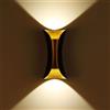 Generic Lampada da parete a LED, lampada da parete, applique da parete a LED e applique da giardino a LED da 12 W Lampada su e giù con luce bidirezionale per corridoi delle scale del soggi