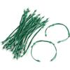 Sparkeads 20 pezzi 23,5 cm Corda per Braccialetti Semi-Finiti Regolabile Corda per Braccialetti in Poliestere Cerato per Braccialetti dell'Amicizia Creazione di Gioielli Fai da Te, Verde Scuro