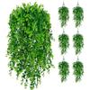Fairblo 12 Pezzi Pianta Finta Cadente Piante Finte da Interno Eaterno Cadenti 75 cm | Edera Finta Plastica Pianta Artificiale Pothos Decorativa per Decorazioni Casa Balconi Terrazzo Camera Esterno Faux Lvy