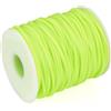 Craftdady Tubo di Gomma PVC per Tricottamento di Braccialetto e Collana - Cavo di Memoria Avvolto Intorno, Giallo Verde